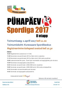 Kogupere spordiüritus PÜHAPÄEV SPORDIGA II etapp @ Kuressaare Spordikeskus | Kuressaare | Saare maakond | Eesti