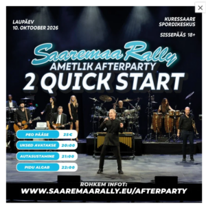 Saaremaa Rally afterparty @ Kuressaare Spordikeskus