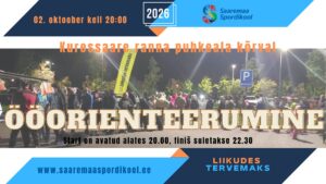 LT: Ööorienteerumine @ Kuressaare ranna puhkeala kõrval