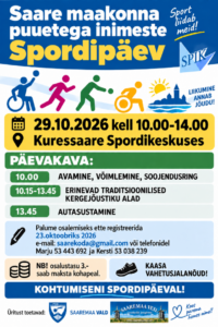 Puuetega inimeste spordipäev @ Kuressaare Spordikeskus